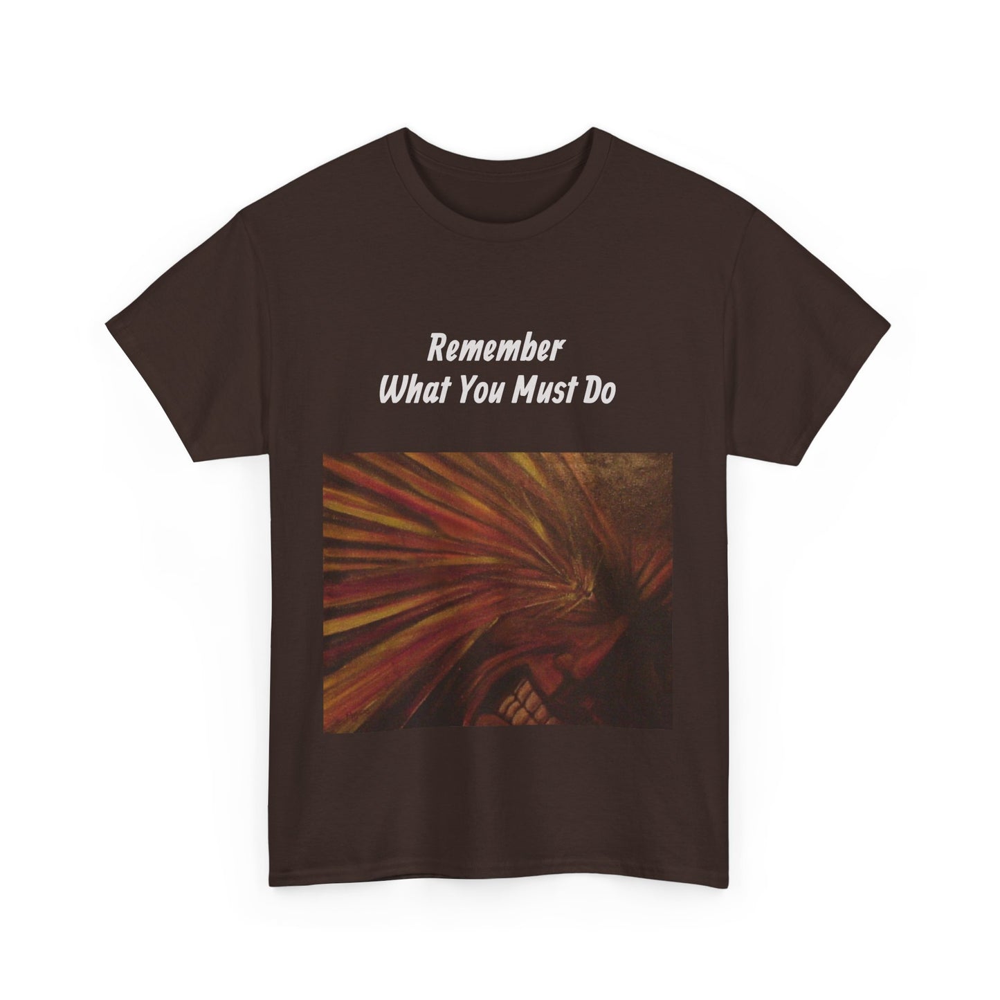 Art Tee - 'Remember' 2-Sided Print