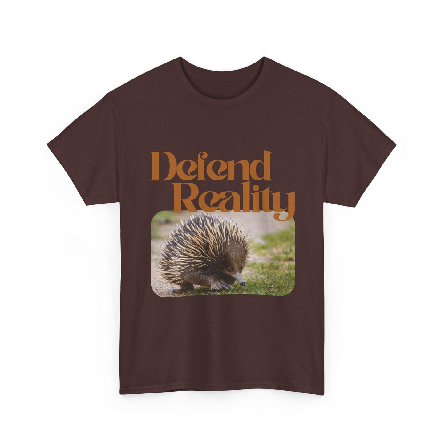 Cotton Hedgehog Tee - 'Defend Reality'