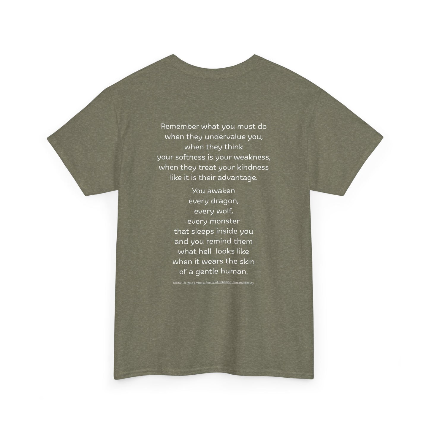 Art Tee - 'Remember' 2-Sided Print