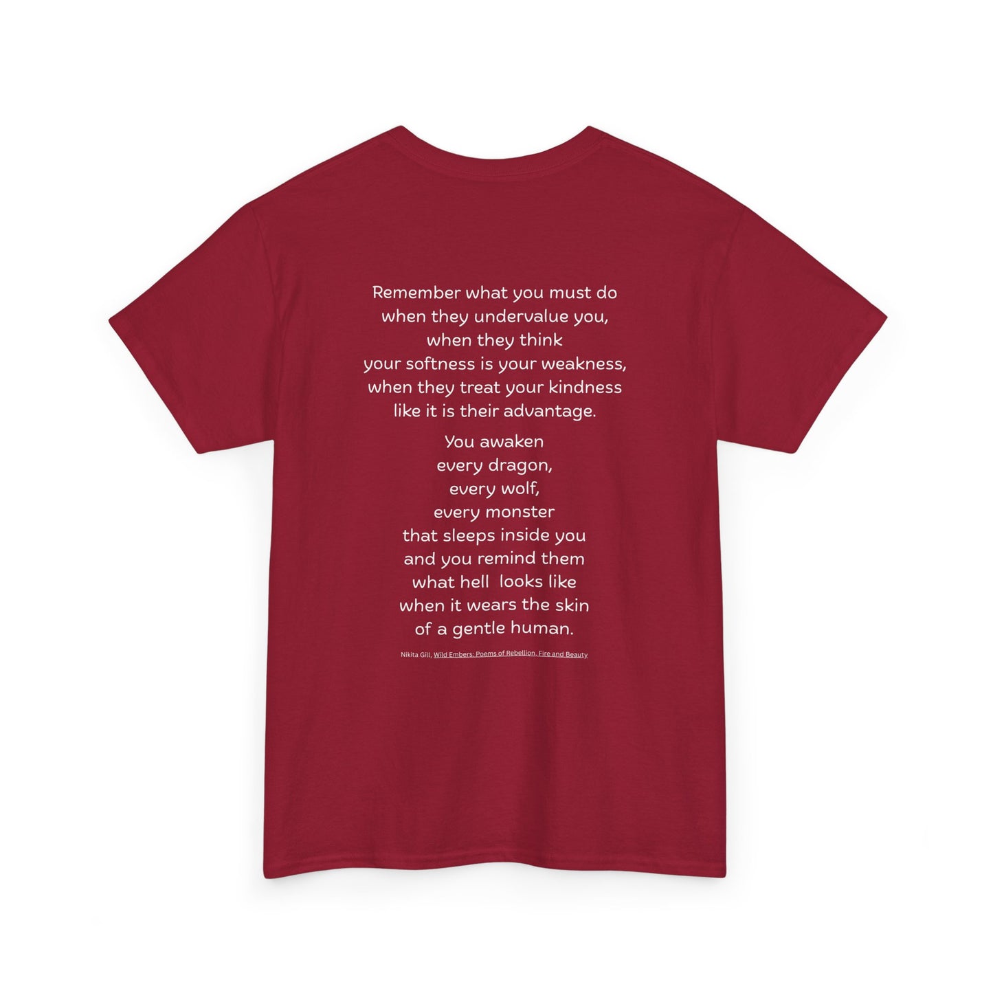 Art Tee - 'Remember' 2-Sided Print