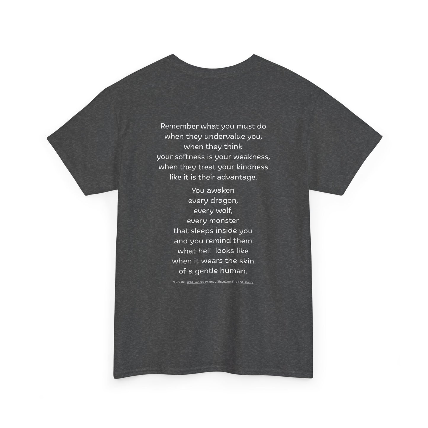 Graphic Tee 'Rage' & 'Remember' Front & Back Print