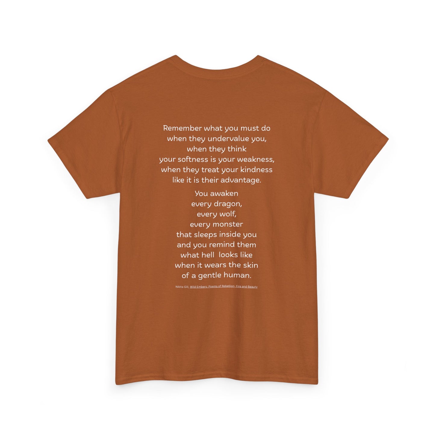 Art Tee - 'Remember' 2-Sided Print