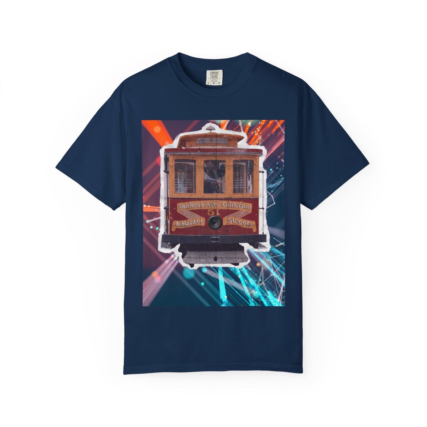 Streetcar Design Graphic T-Shirt
