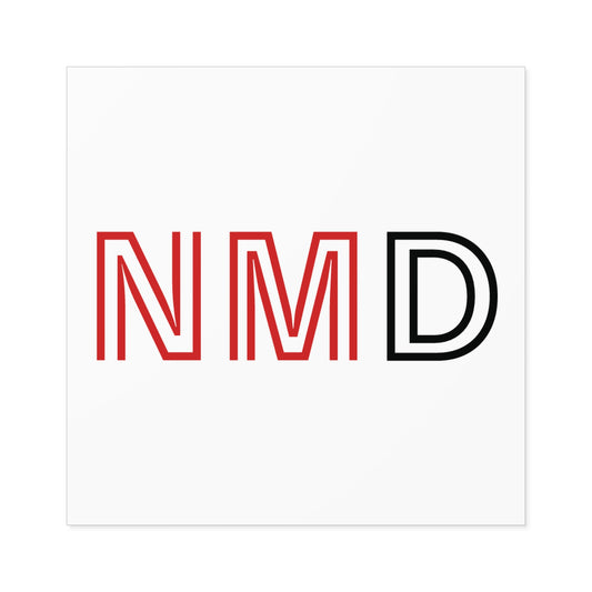 Pegatinas cuadradas NMD (No es mi dictador) para interiores y exteriores