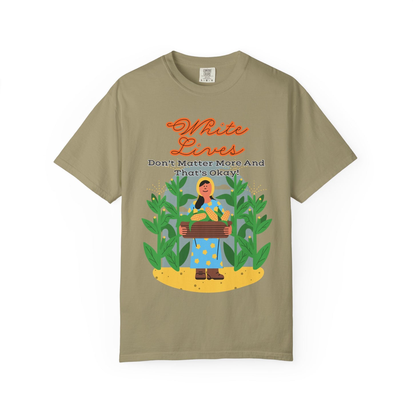 'White Lives Don't Matter More And That's Okay!' T-Shirt