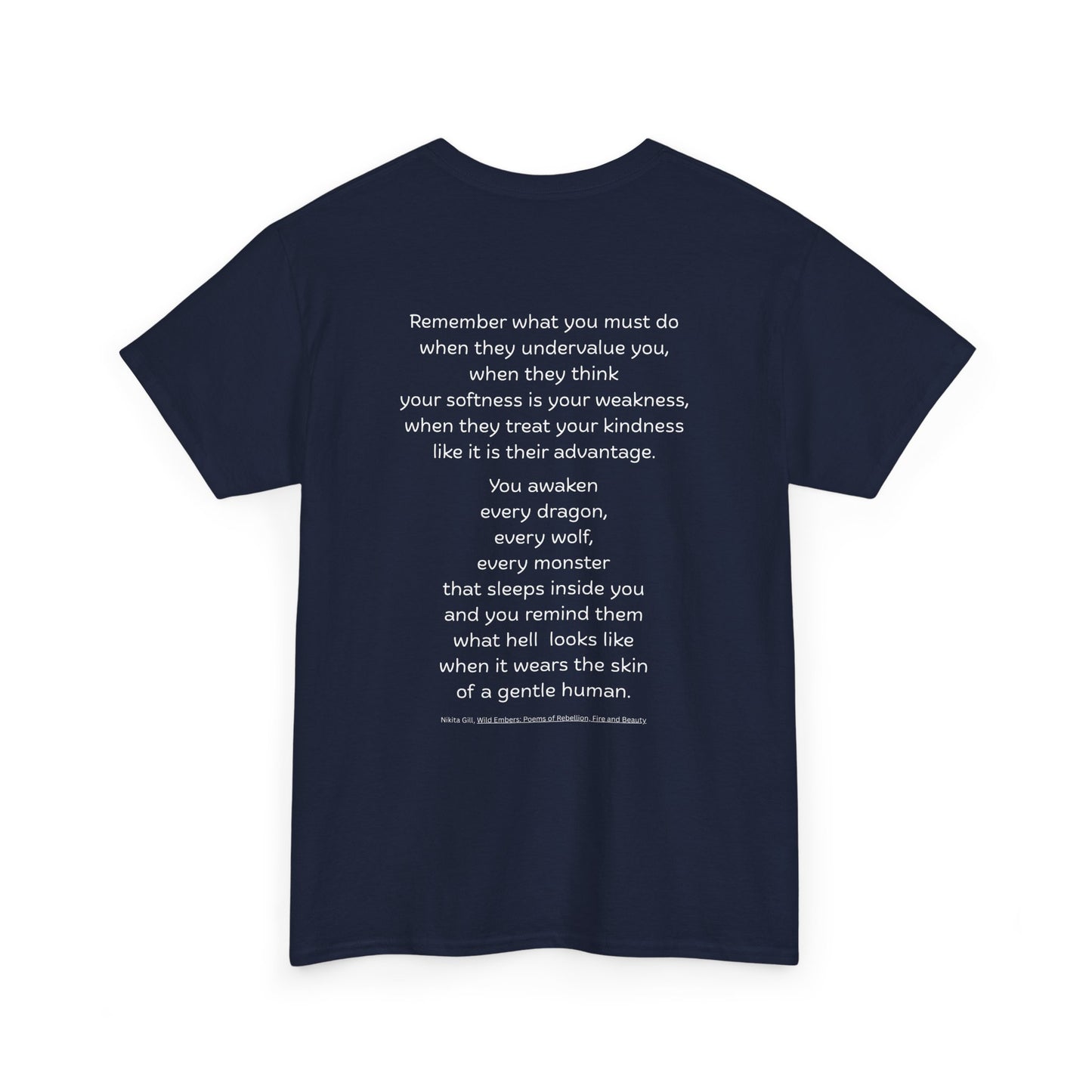 Art Tee - 'Remember' 2-Sided Print