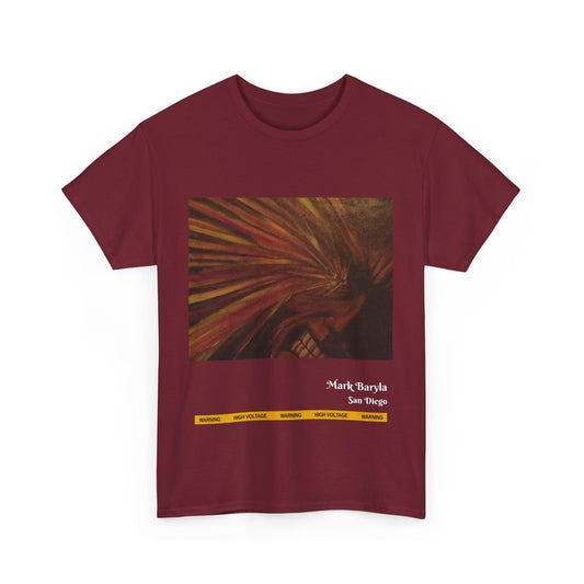 Camiseta gráfica con estampados "Rage" y "Remember" en la parte delantera y trasera