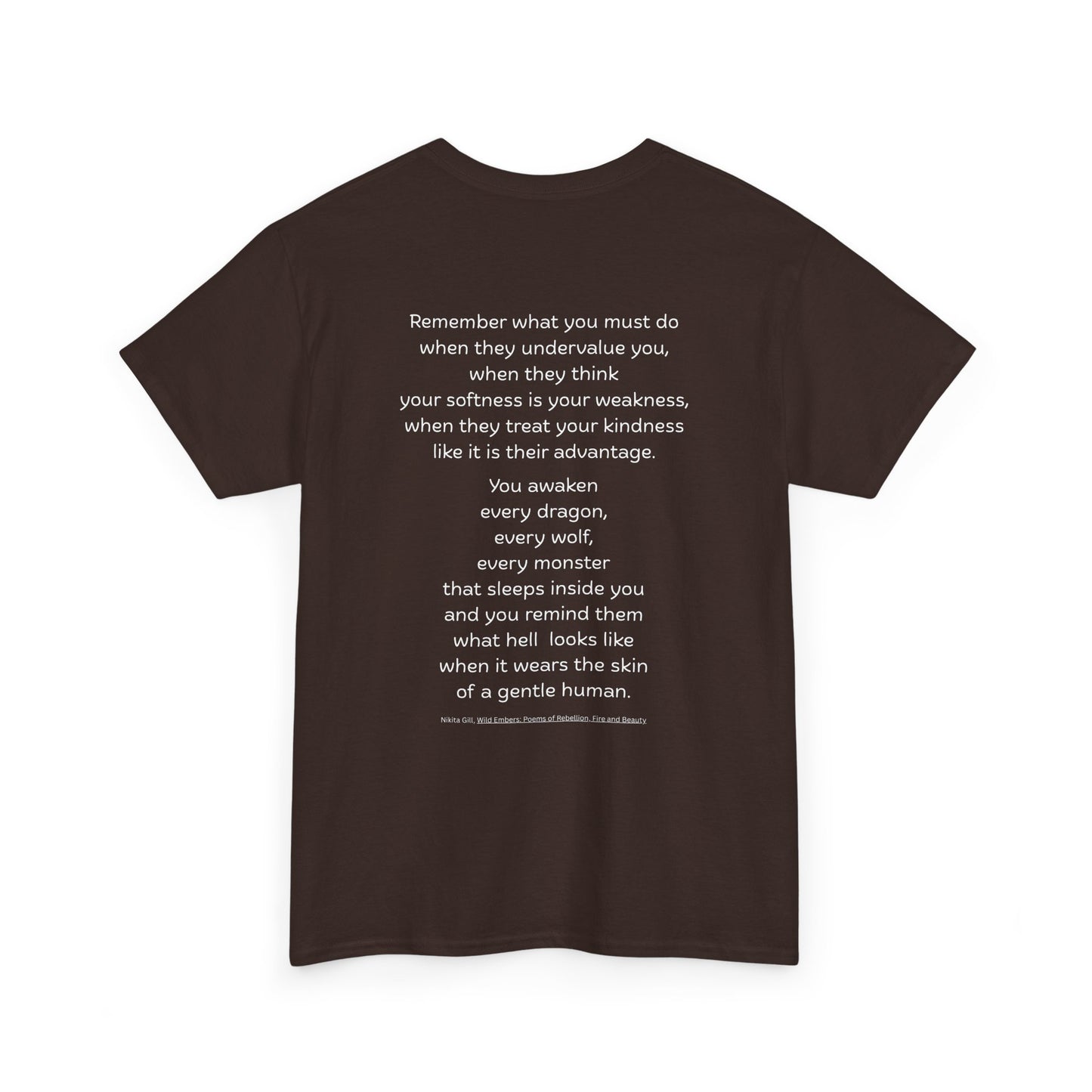 Art Tee - 'Remember' 2-Sided Print