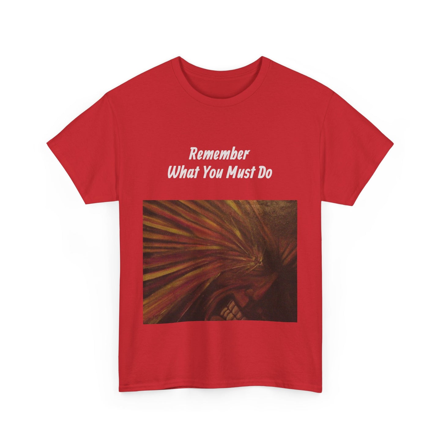 Art Tee - 'Remember' 2-Sided Print