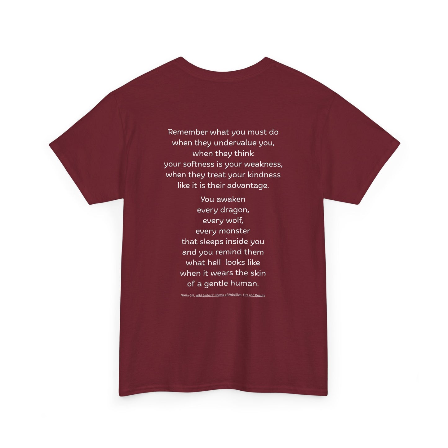 Graphic Tee 'Rage' & 'Remember' Front & Back Print