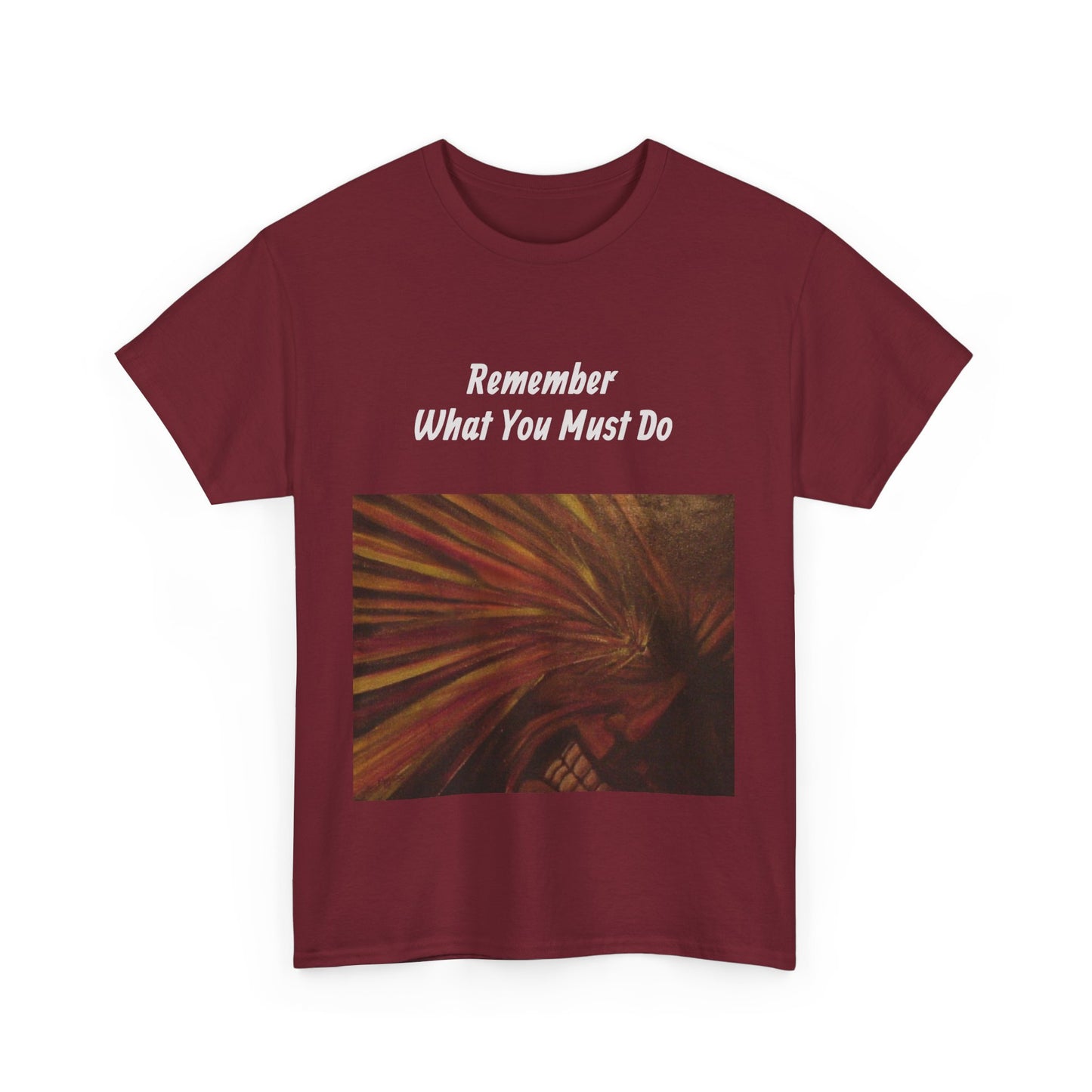 Art Tee - 'Remember' 2-Sided Print
