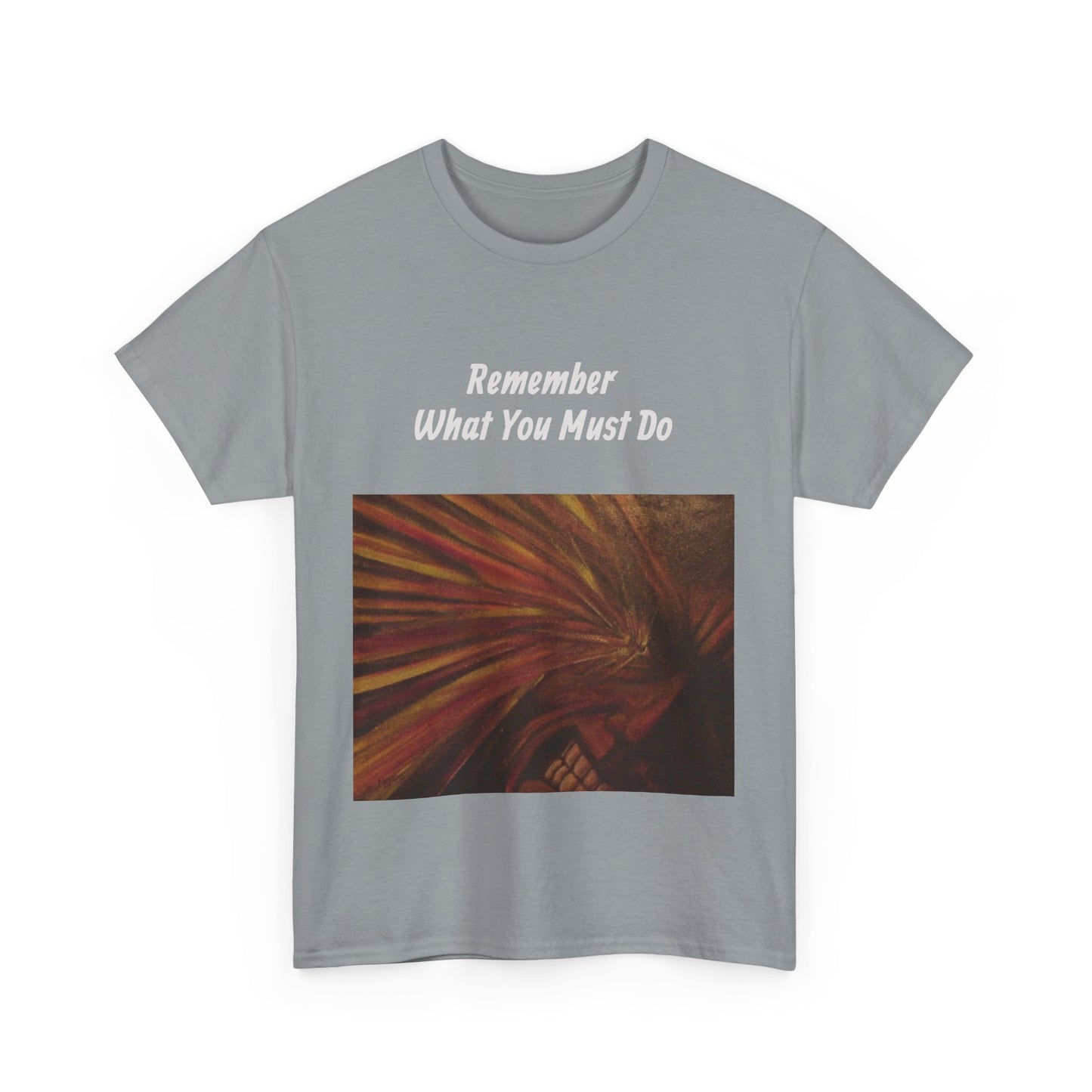Art Tee - 'Remember' 2-Sided Print