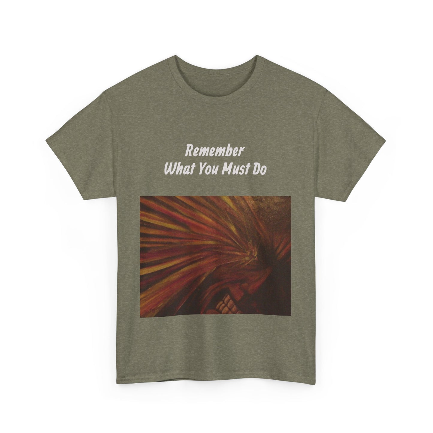 Art Tee - 'Remember' 2-Sided Print