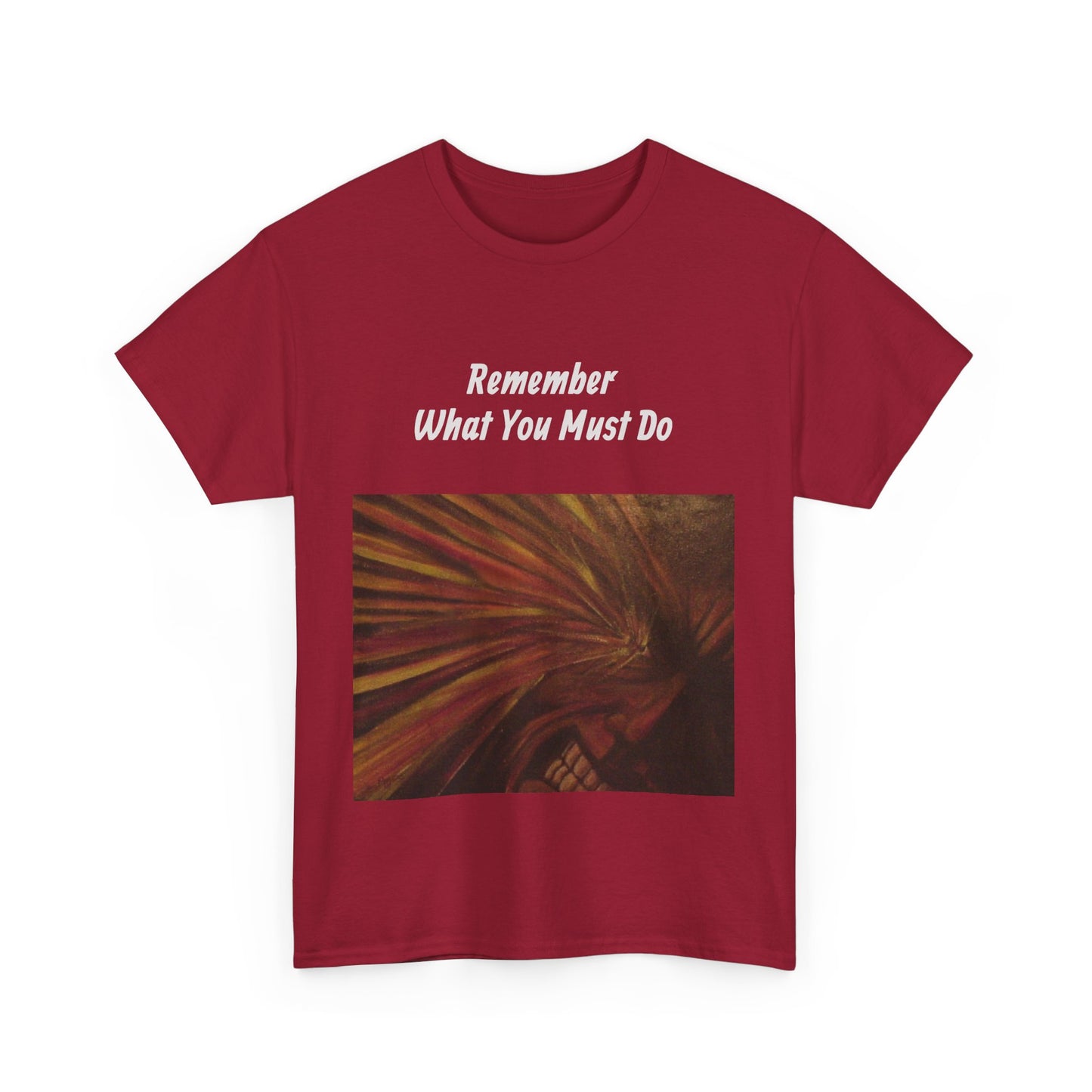 Art Tee - 'Remember' 2-Sided Print