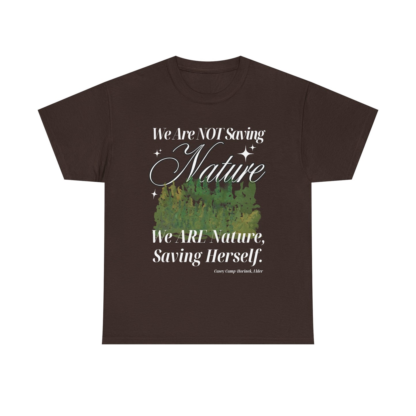 Nature-Inspired Cotton Tee with 8 Color Choices