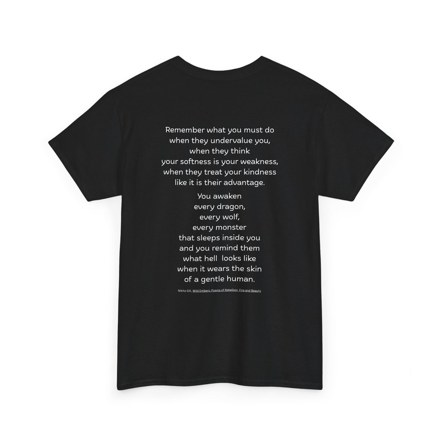 Art Tee - 'Remember' 2-Sided Print