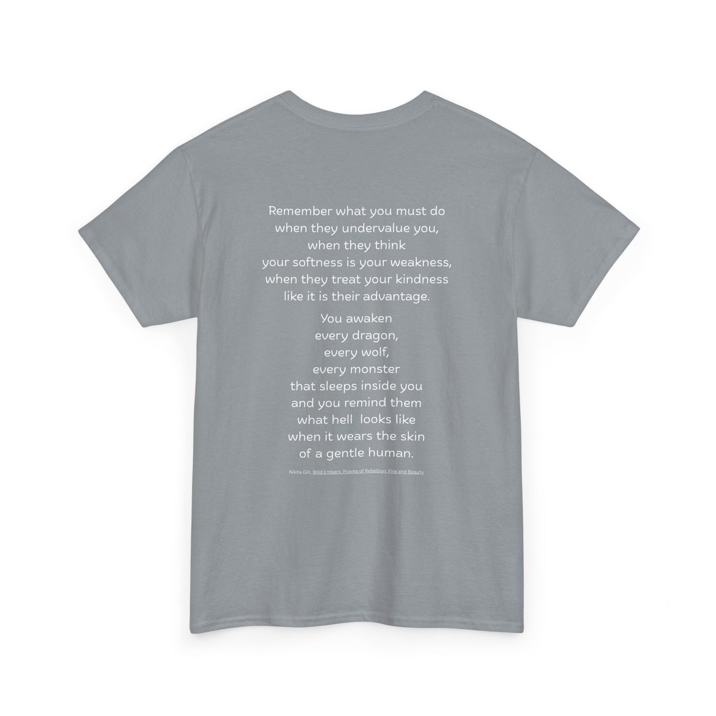 Art Tee - 'Remember' 2-Sided Print