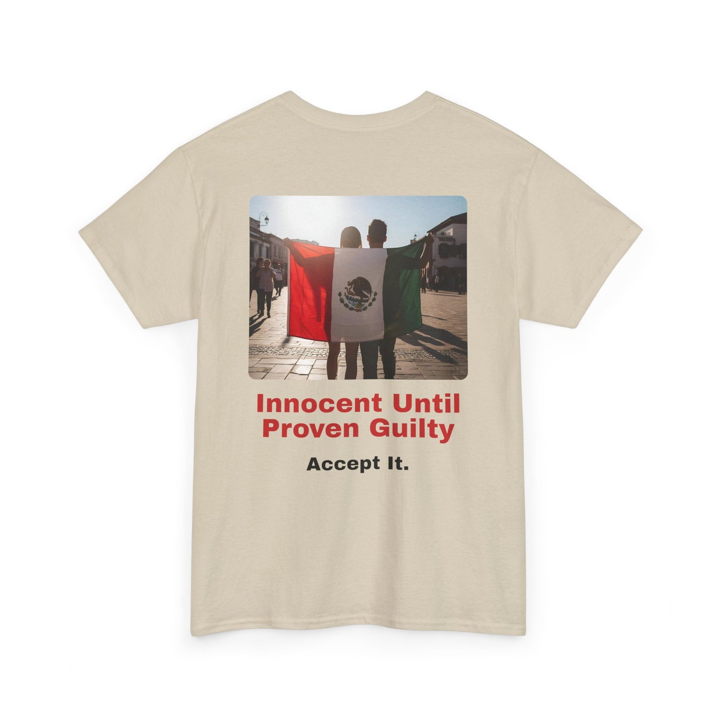'No Kings' 2-Sided Graphic Tee - 'Innocent Until Proven Guilty'