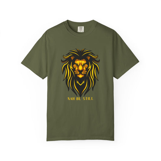 Lion Graphic T‑Shirt — "Nah Be Still" Reggae-Inspired Tee