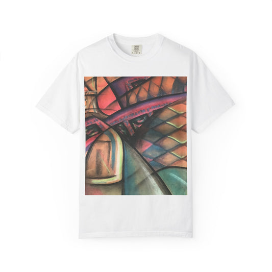 Colorful Geometric Art T-Shirt by Mark Baryla