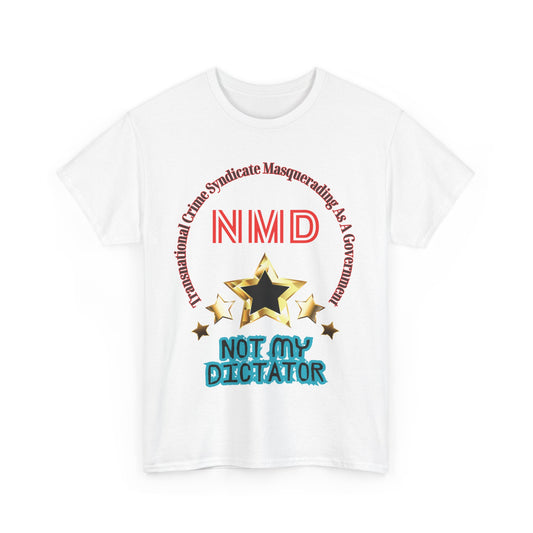 Camiseta de algodón grueso «No es mi dictador»