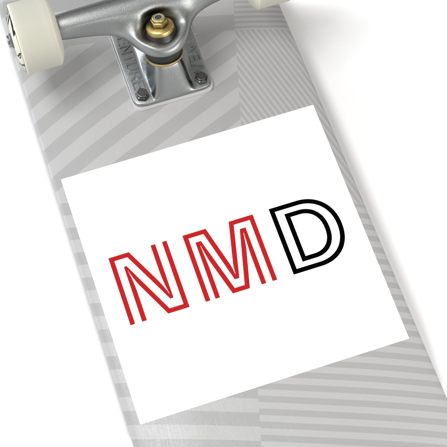 Pegatinas cuadradas NMD (No es mi dictador) para interiores y exteriores