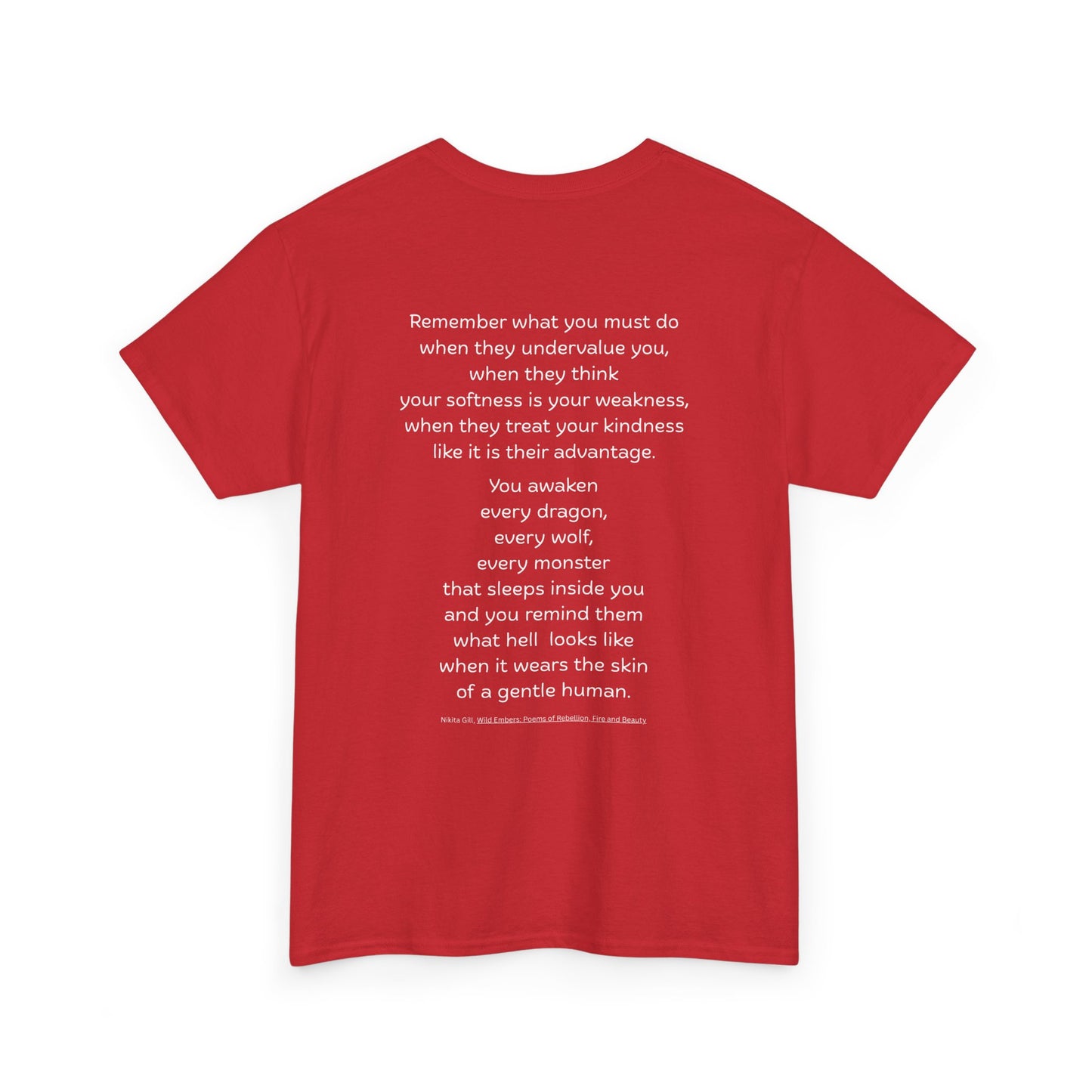 Art Tee - 'Remember' 2-Sided Print