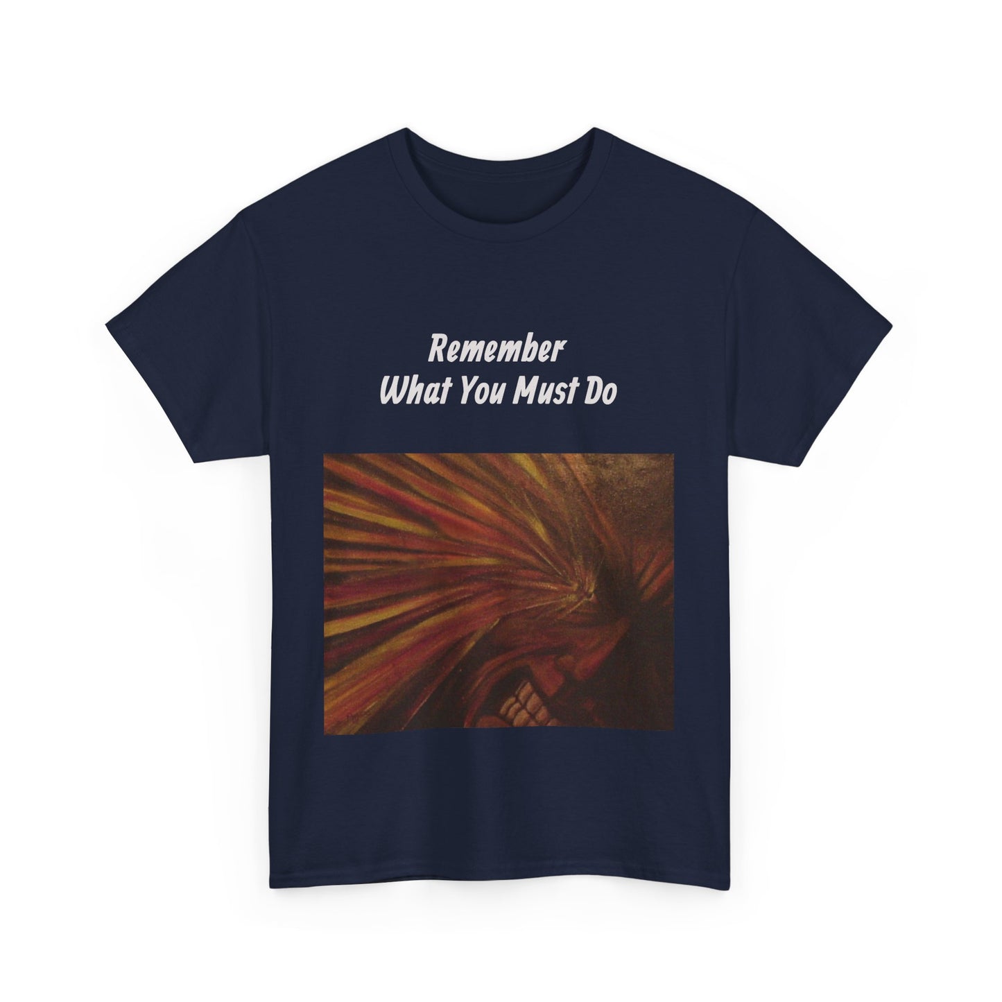 Art Tee - 'Remember' 2-Sided Print