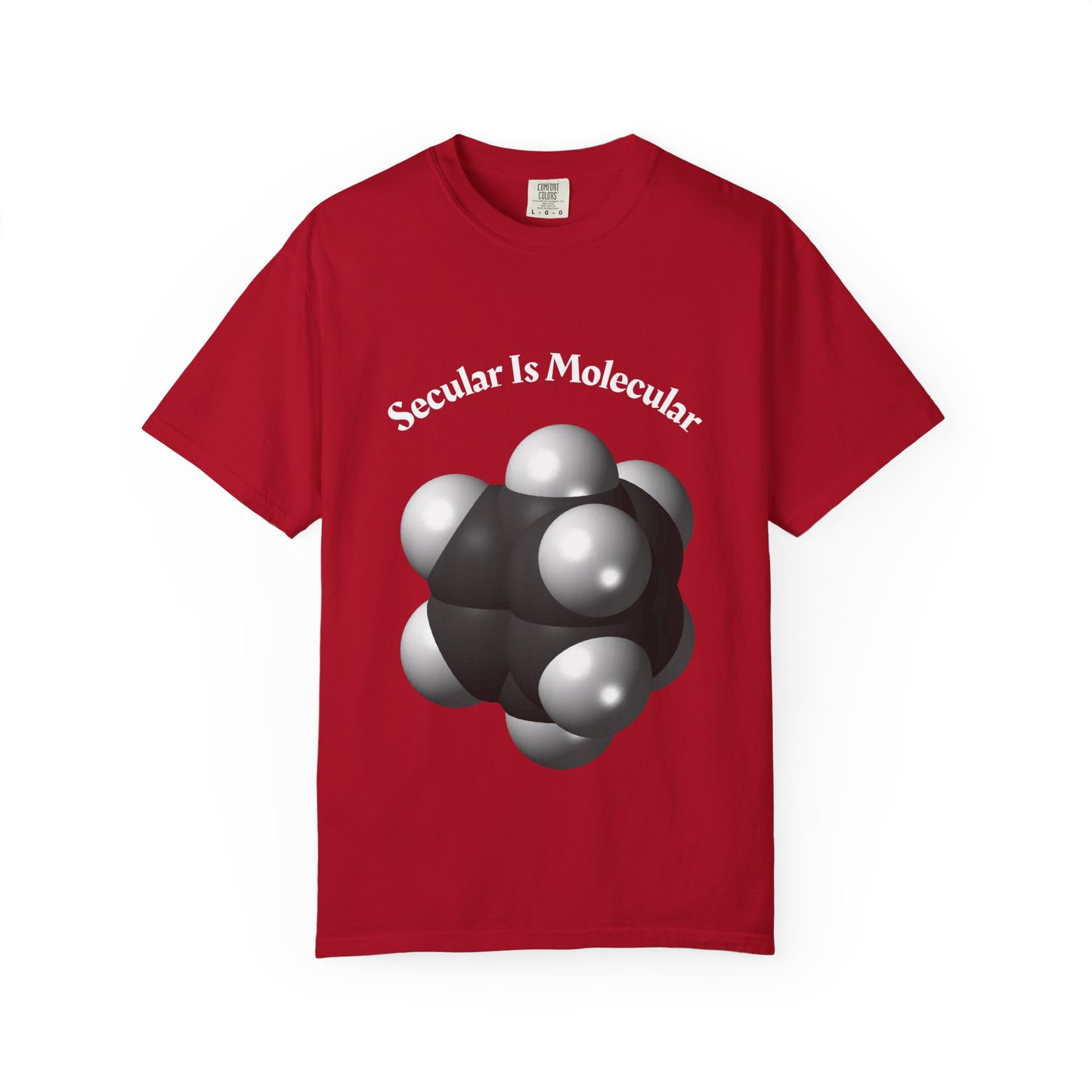 Secular Is Molecular T-Shirt — Science Molecule Graphic Tee