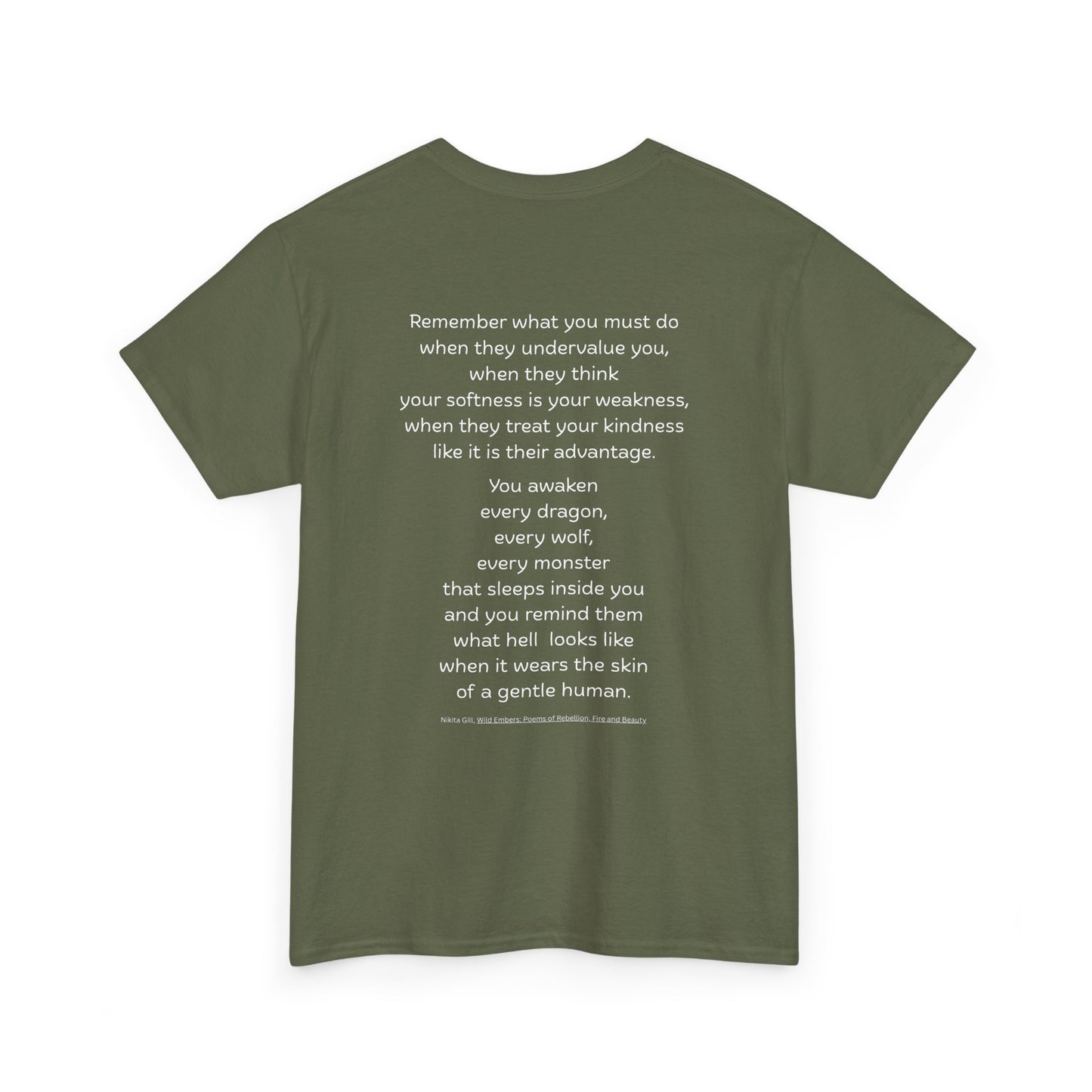 Art Tee - 'Remember' 2-Sided Print