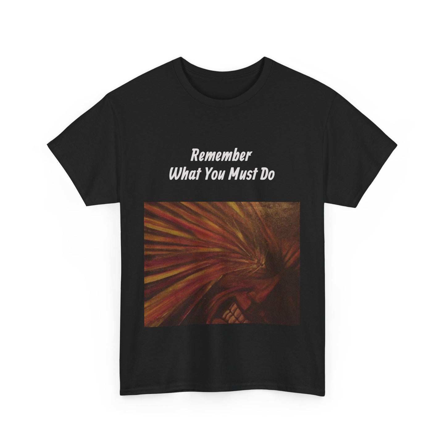 Art Tee - 'Remember' 2-Sided Print
