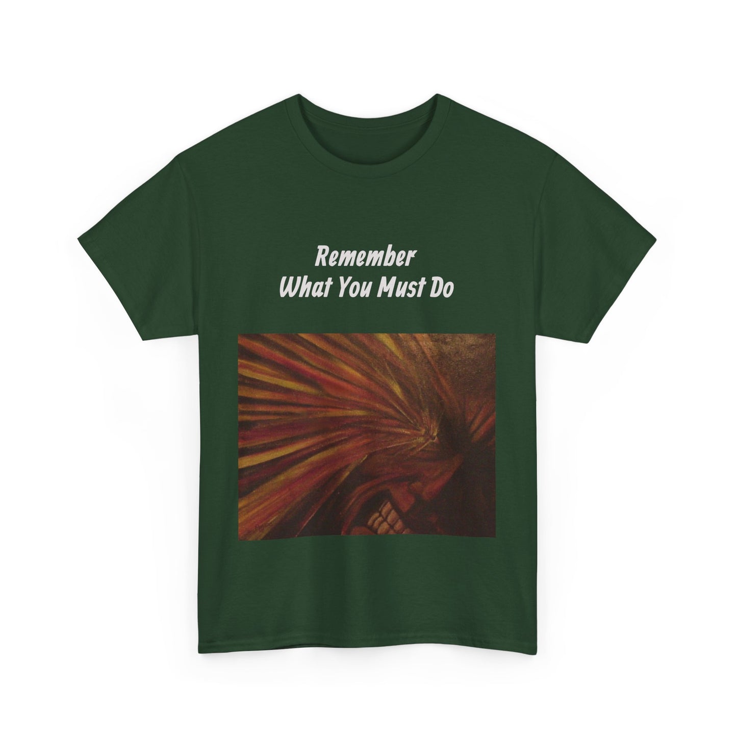 Art Tee - 'Remember' 2-Sided Print