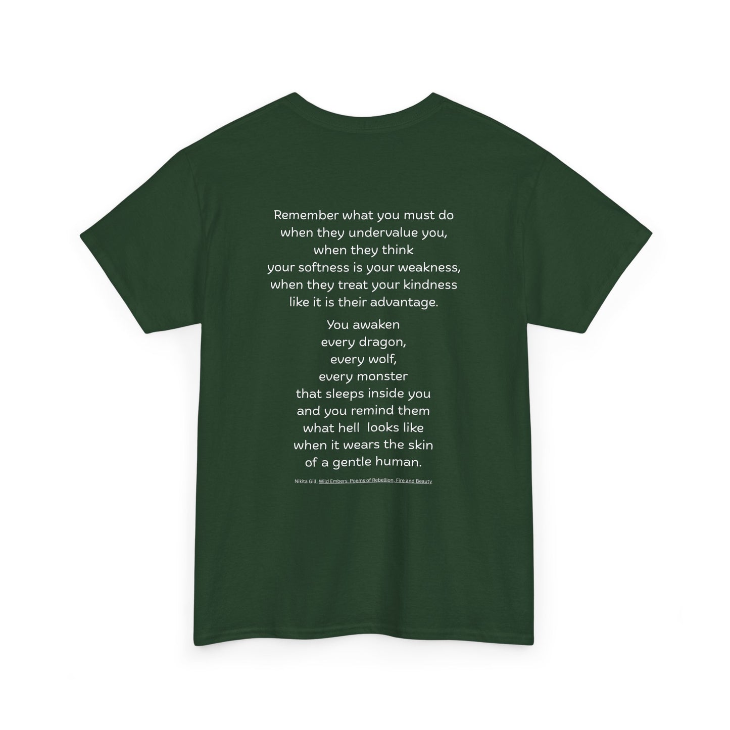 Art Tee - 'Remember' 2-Sided Print
