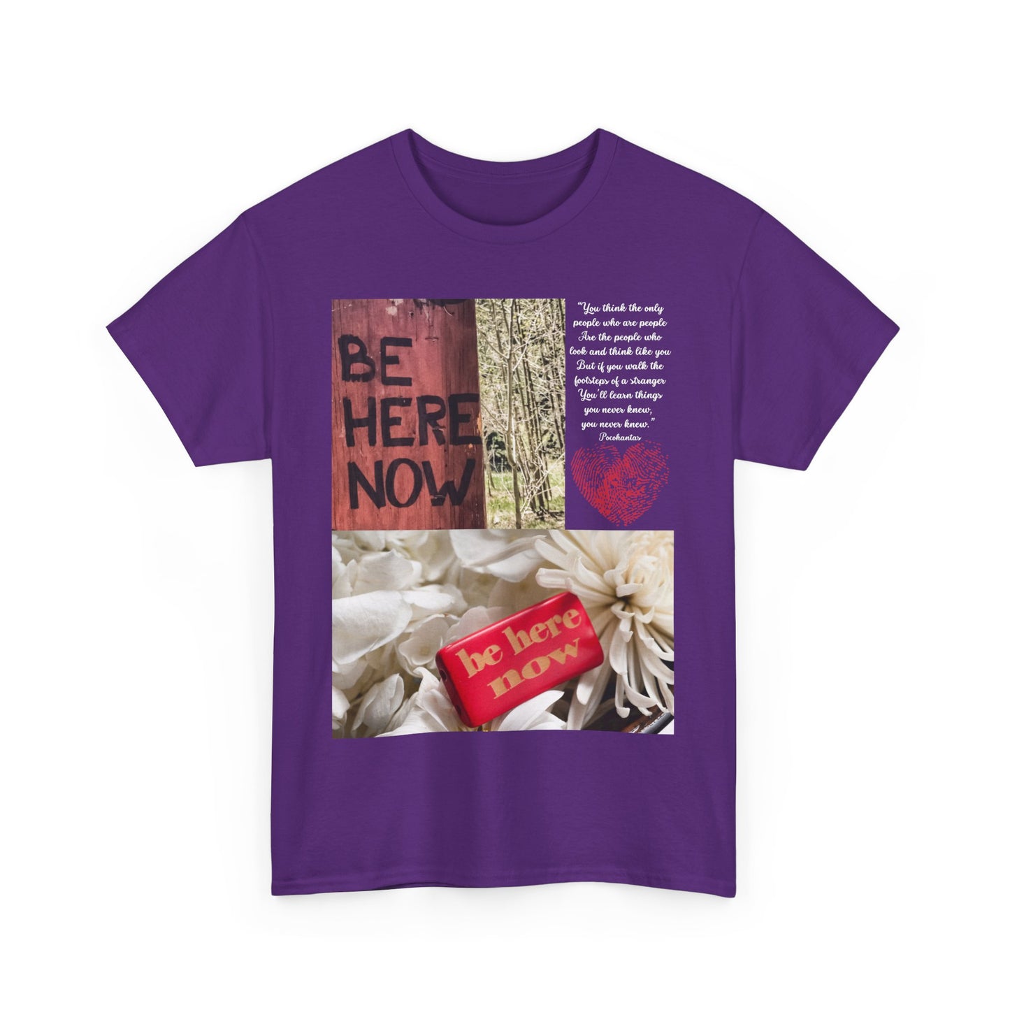 T-Shirt 'Be Here Now'