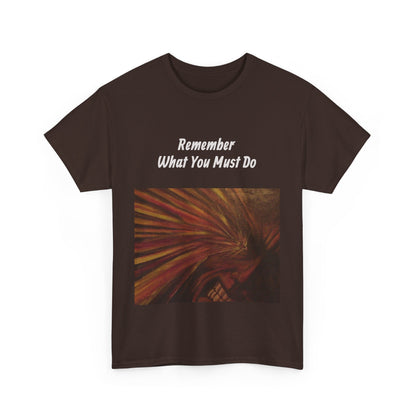 Art Tee - 'Remember' 2-Sided Print