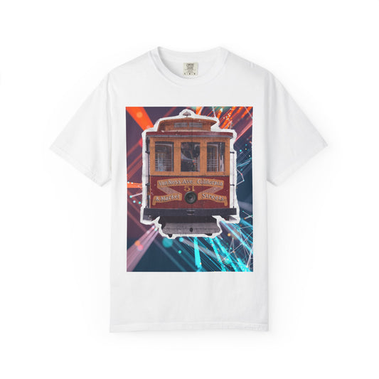 Streetcar Design Graphic T-Shirt