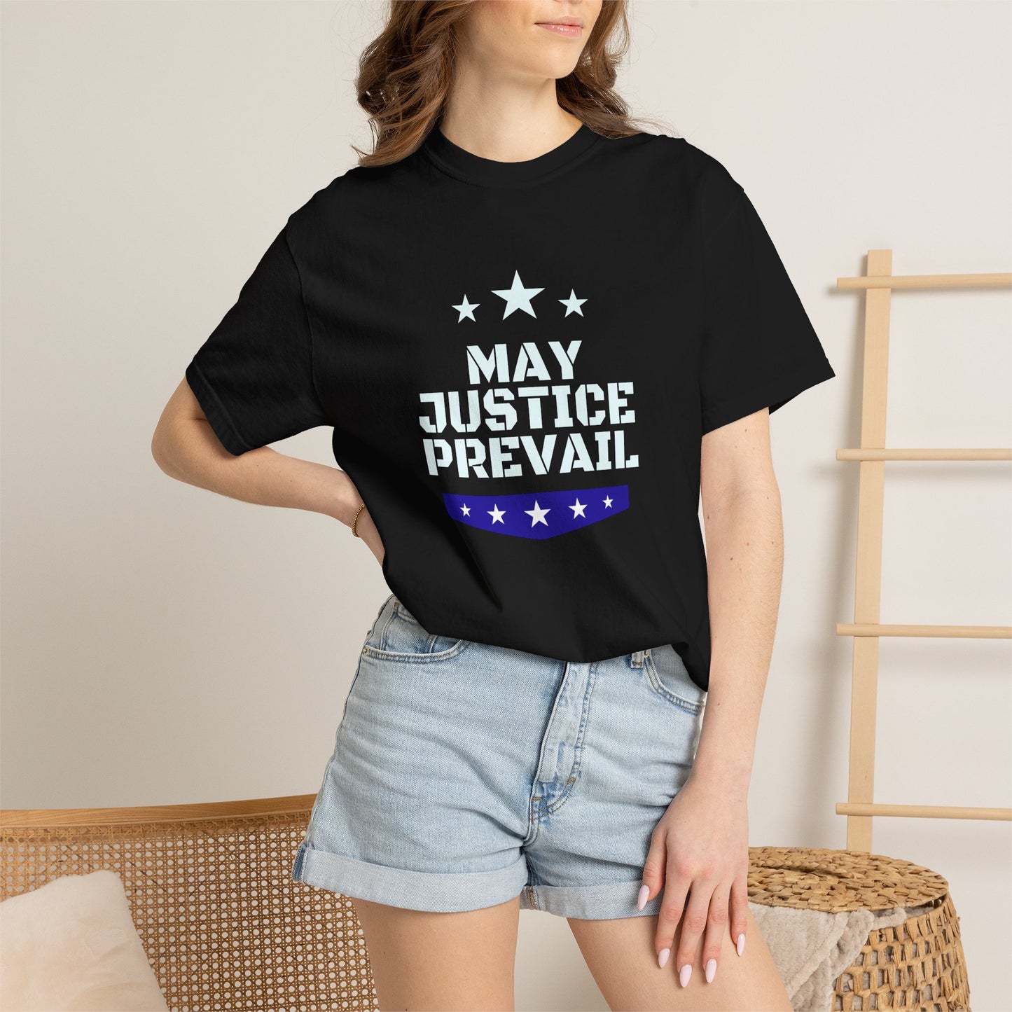 May Justice Prevail — Political Statement T-Shirt
