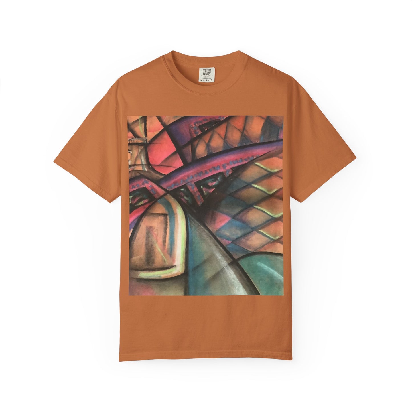 Colorful Geometric Art T-Shirt by Mark Baryla