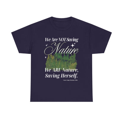 Nature-Inspired Cotton Tee with 8 Color Choices