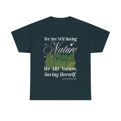Nature-Inspired Cotton Tee with 8 Color Choices