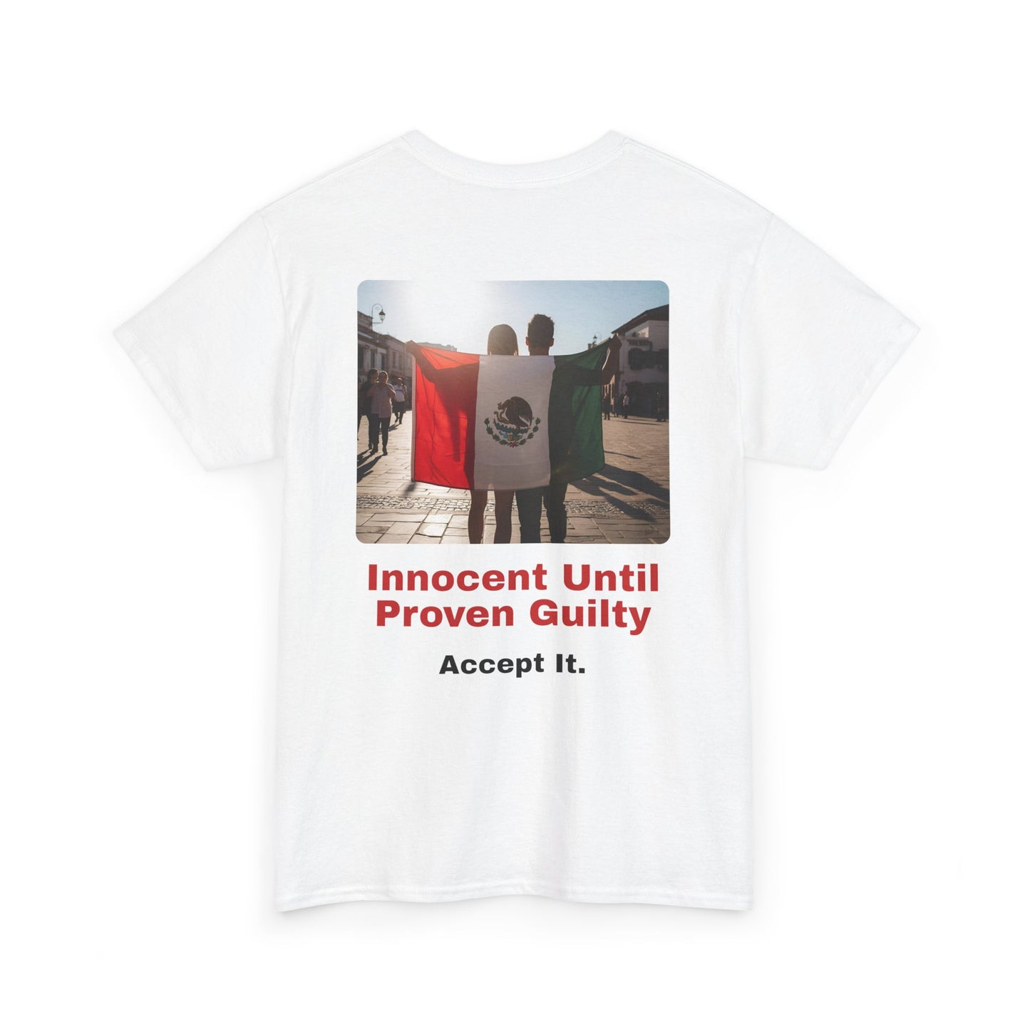 No Kings 2-Sided Graphic Tee - Innocent Until Proven Guilty