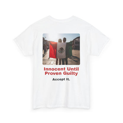 No Kings 2-Sided Graphic Tee - Innocent Until Proven Guilty