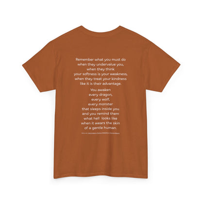 Art Tee - 'Remember' 2-Sided Print