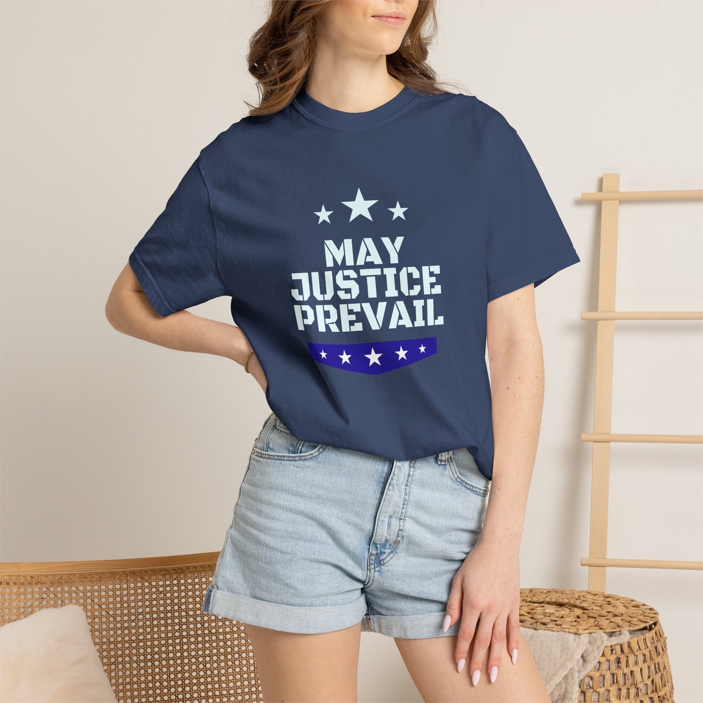 May Justice Prevail — Political Statement T-Shirt