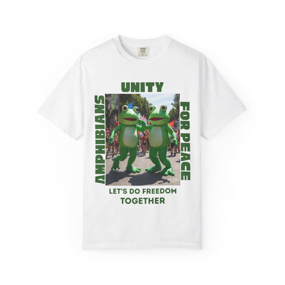 Unity Frog T-Shirt — "Let's Do Freedom Together"