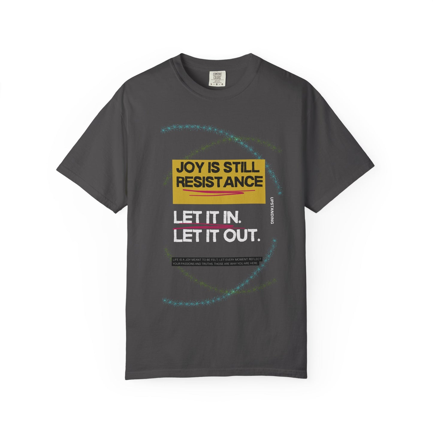 Joy Is Still Resistance — Let It In, Let It Out T-Shirt