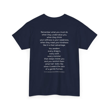 Art Tee - 'Remember' 2-Sided Print