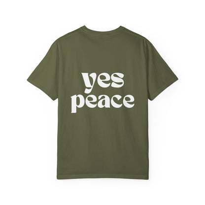 No War / Yes Peace Front/Back Graphic T-Shirt