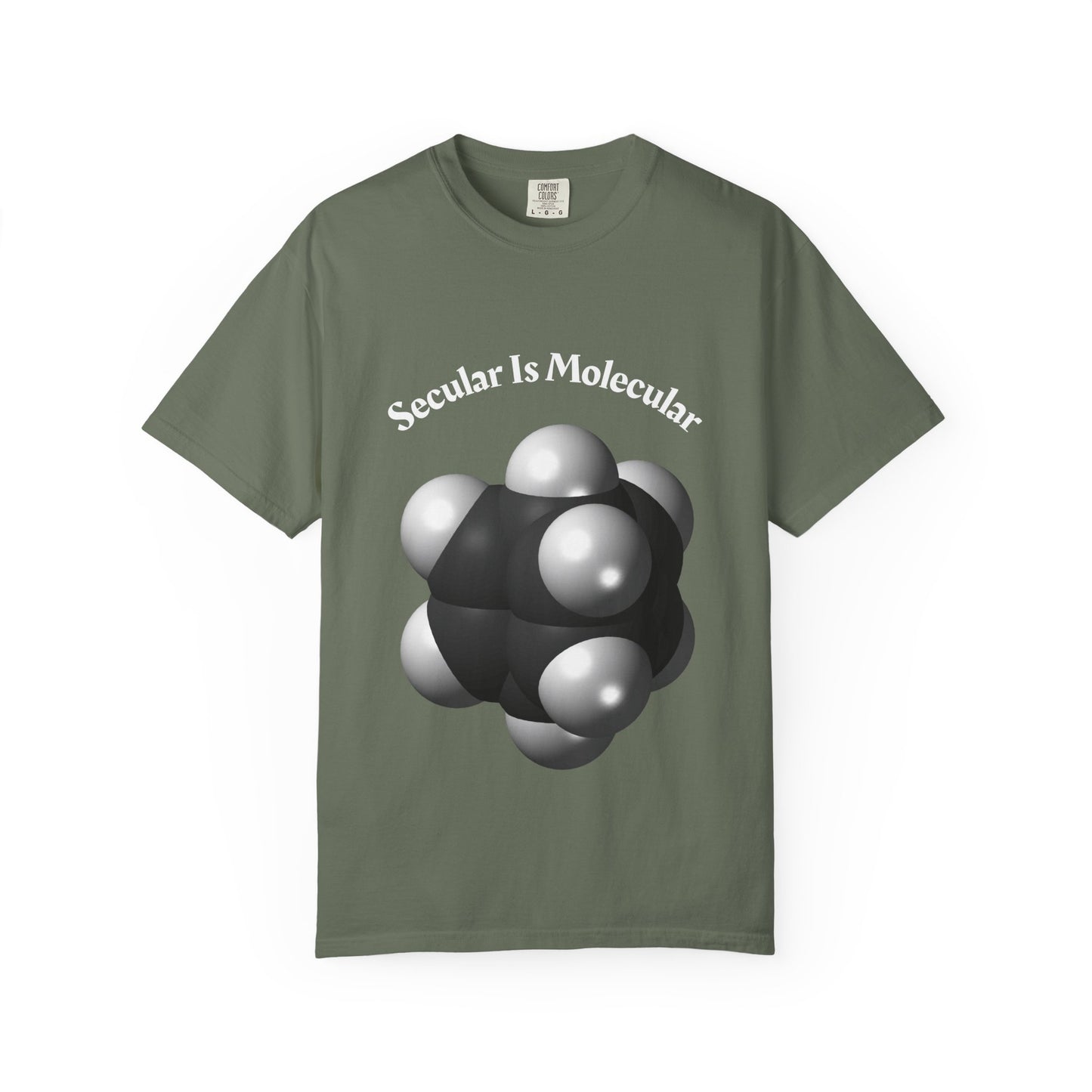Secular Is Molecular T-Shirt — Science Molecule Graphic Tee