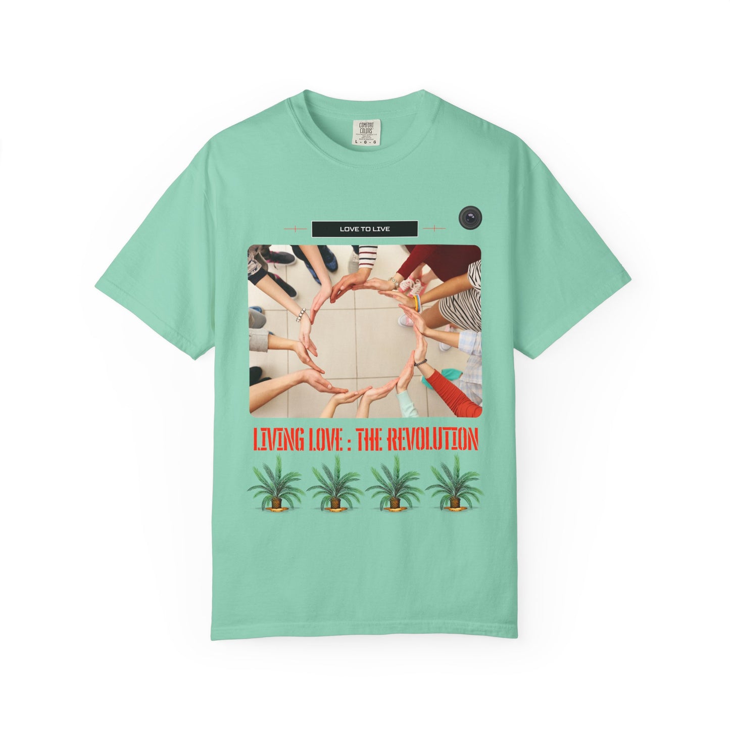 Living Love: The Revolution T-Shirt — Inspirational Graphic Tee